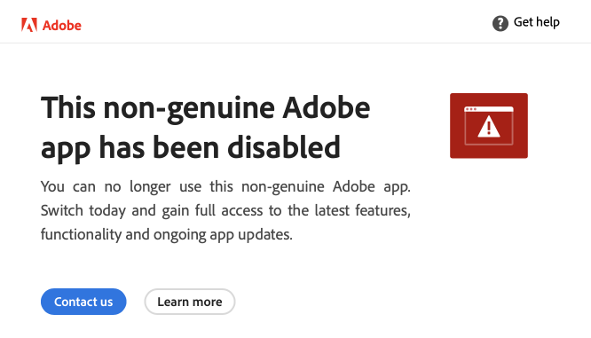 卸载Adobe Genuine Service可清除验证弹窗