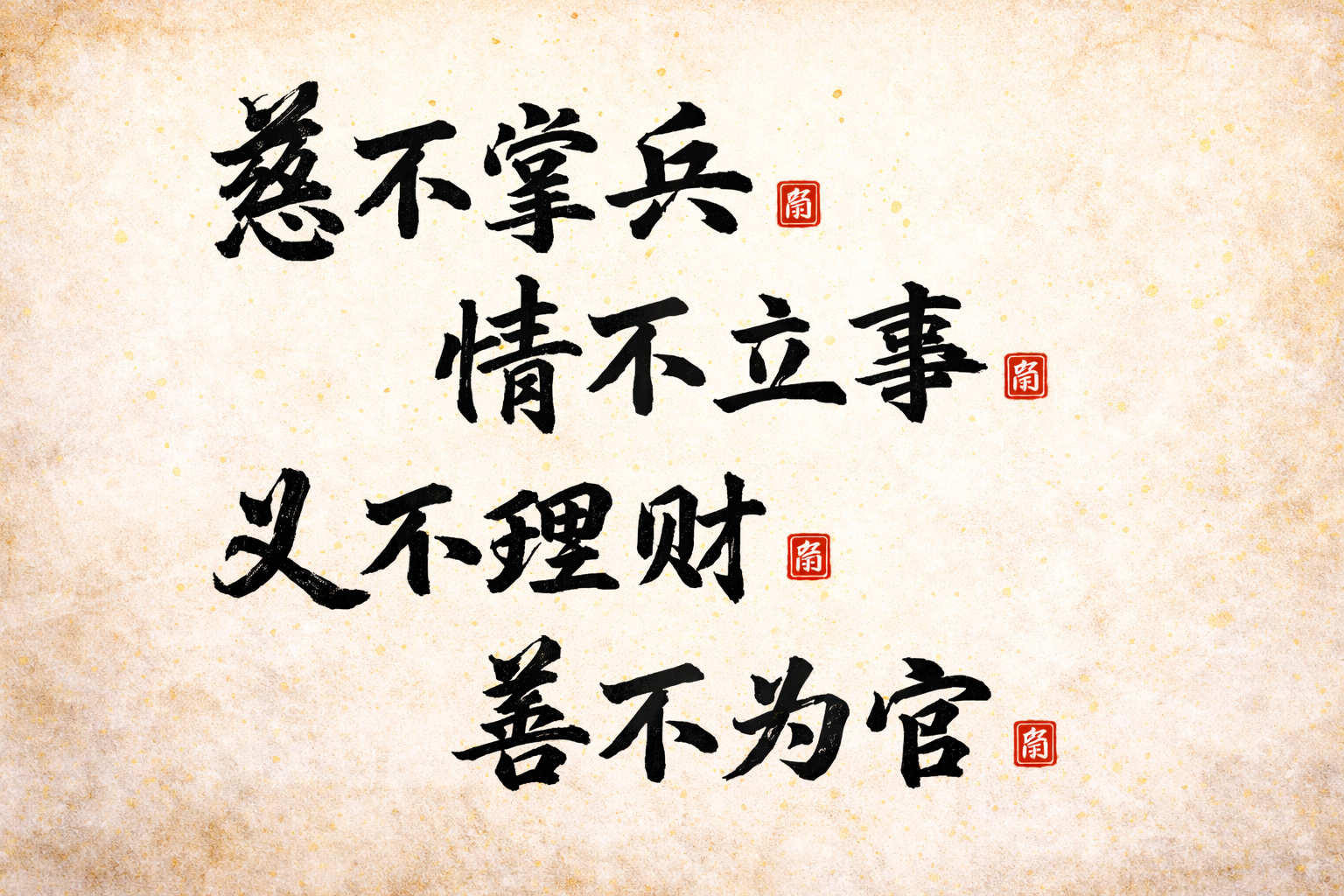 慈不掌兵，情不立事，义不理财，善不为官：深度解析背后的处世智慧与管理哲学